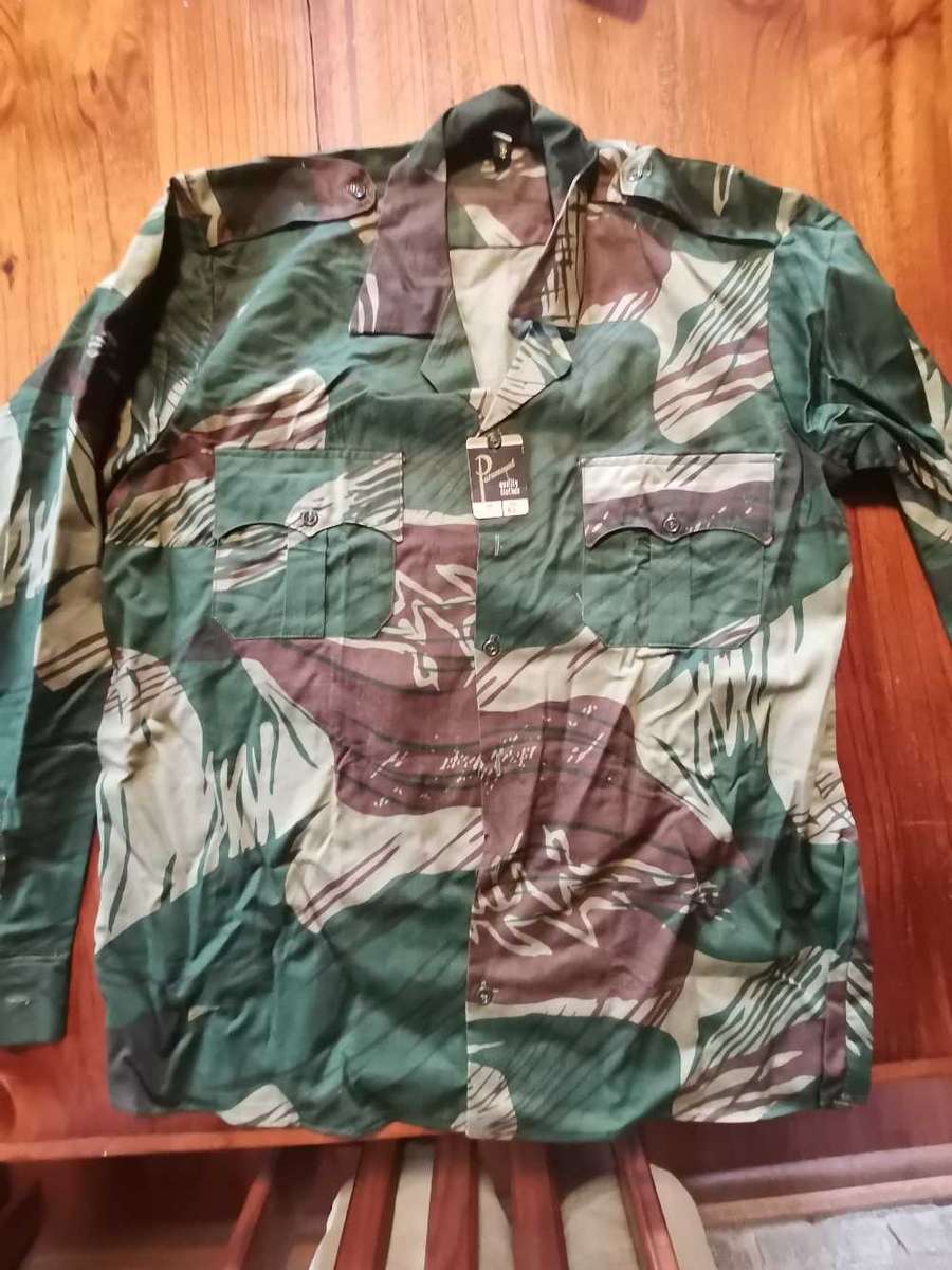Rhodesian cammo shirt, long sleeve, size 43