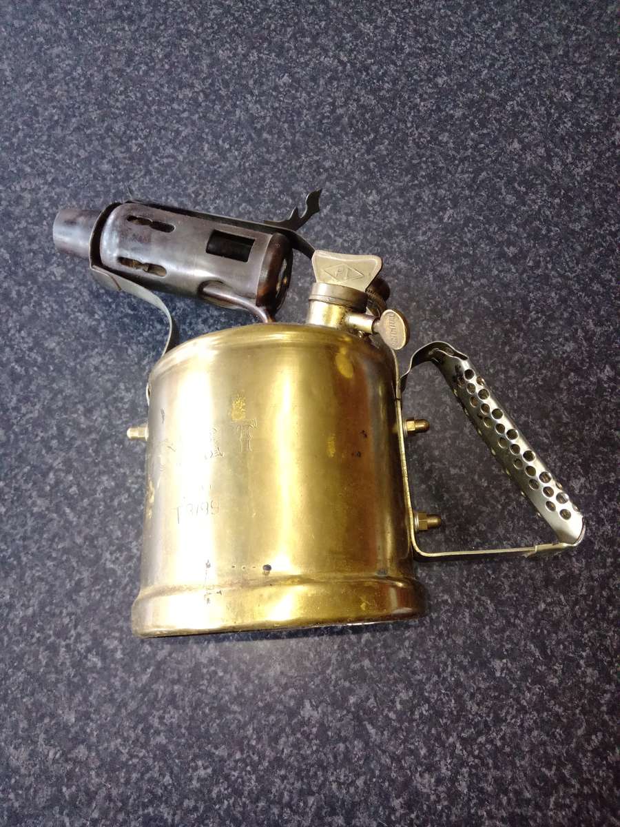 Vintage Brass Blow Lamp