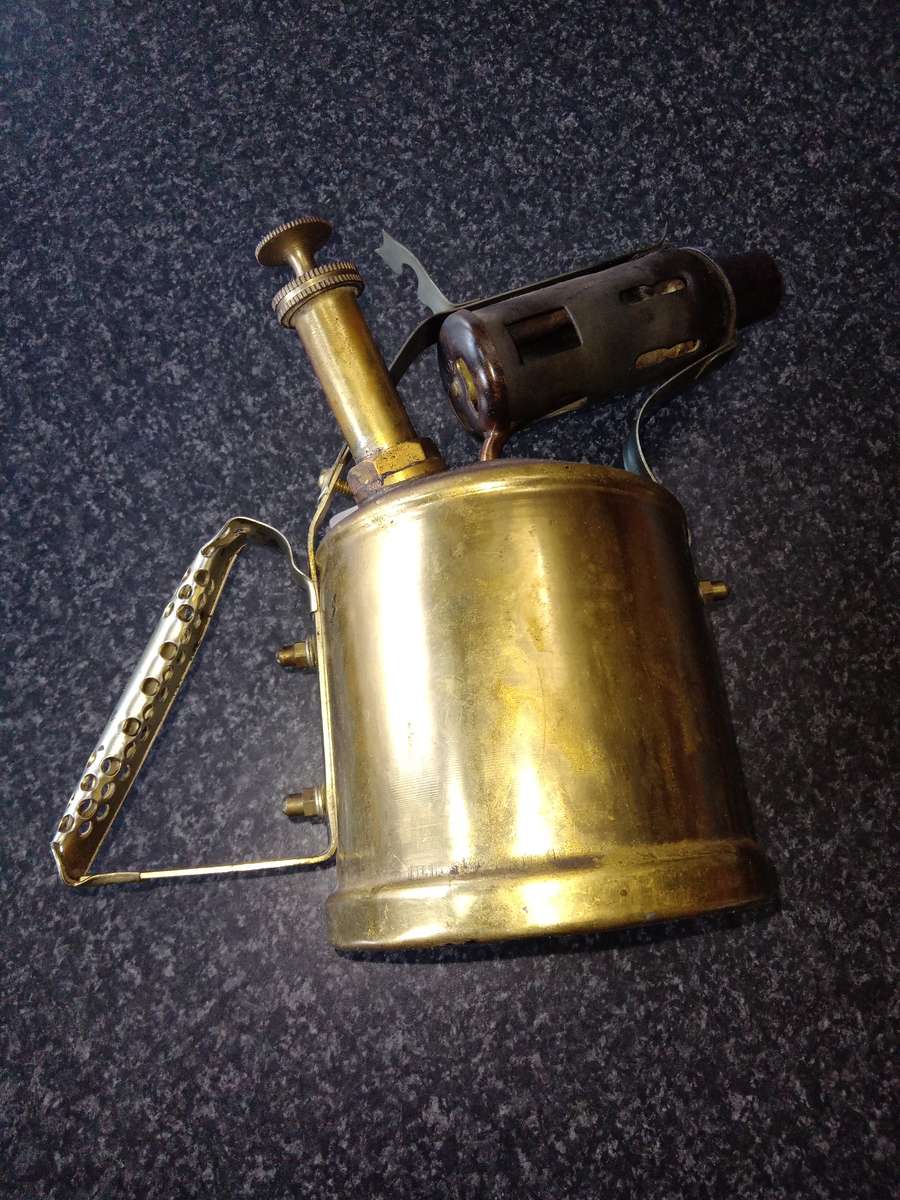 Vintage Brass Blow Lamp