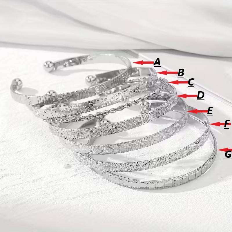 Tibetan silver cuff bracelets- 7 variations to choose from