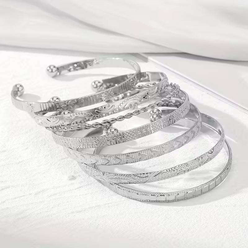 Tibetan silver cuff bracelets- 7 variations to choose from