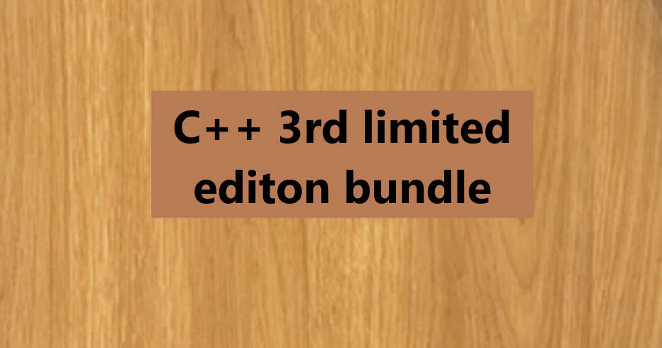 C  3rd limited editon bundle