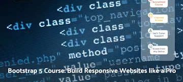 Bootstrap 5 Course: Build Responsive Websites like a Pro- online course