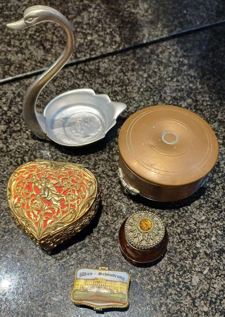 Jewelry Boxes / Containers - 5 Lot