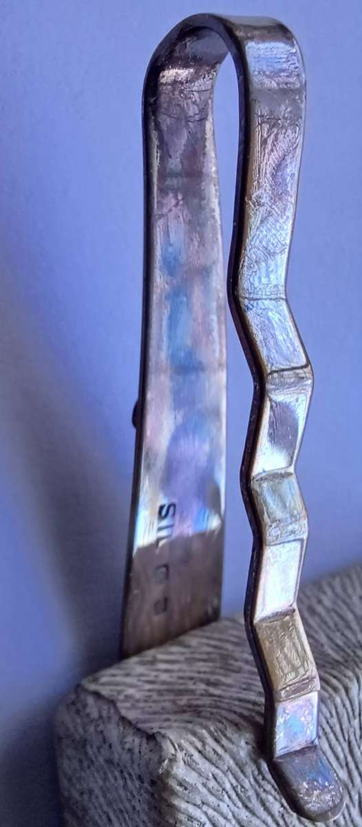 STERLING SILVER - TIE CLIP IN ORIGINAL BOX