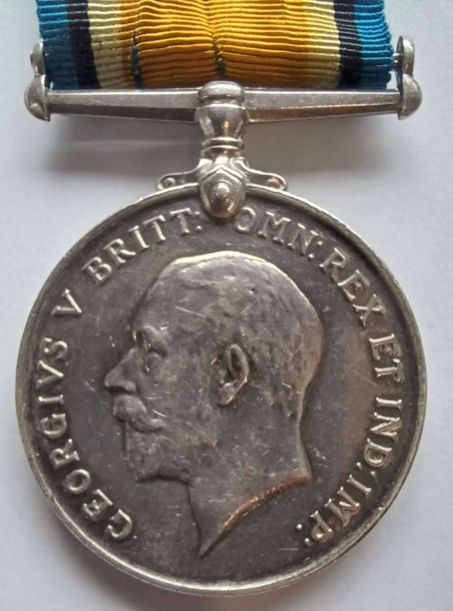 WW1 FULL SIZE MEDAL TRIO SET ("PIP-SQUEAK-WILFRED") CPL. J.J. VAN DER MERWE 13TH MR (ORIG. RIBBONS)