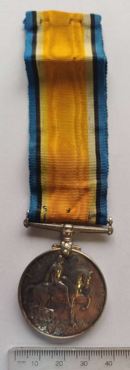 WW1 FULL SIZE MEDAL TRIO SET ("PIP-SQUEAK-WILFRED") CPL. J.J. VAN DER MERWE 13TH MR (ORIG. RIBBONS)