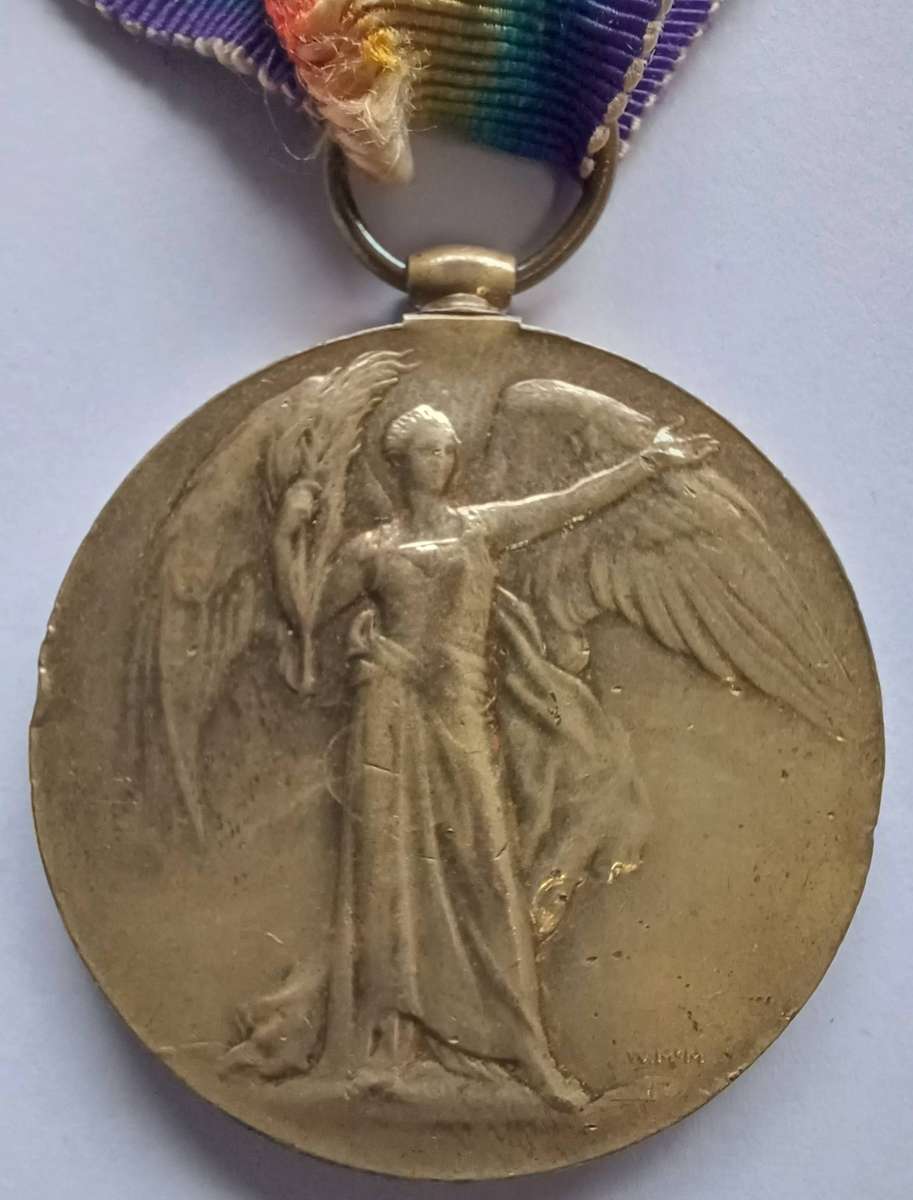 WW1 FULL SIZE MEDAL TRIO SET ("PIP-SQUEAK-WILFRED") CPL. J.J. VAN DER MERWE 13TH MR (ORIG. RIBBONS)