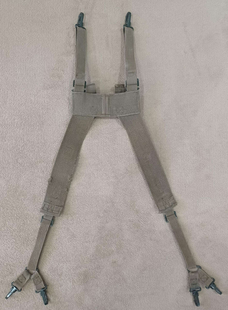 SADF Pattern 73 Kidney Belt & Yoke Webbing (Excellent Condition)!