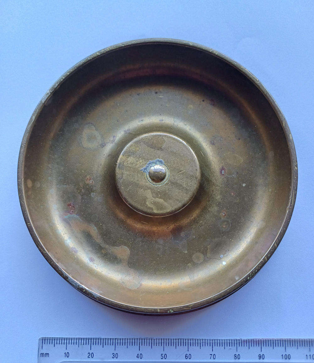 Brass Shell Bottom Ashtray