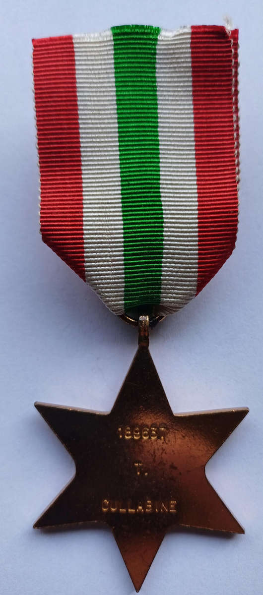 WW2 Italy Star Medal & Ribbon (Full Size)