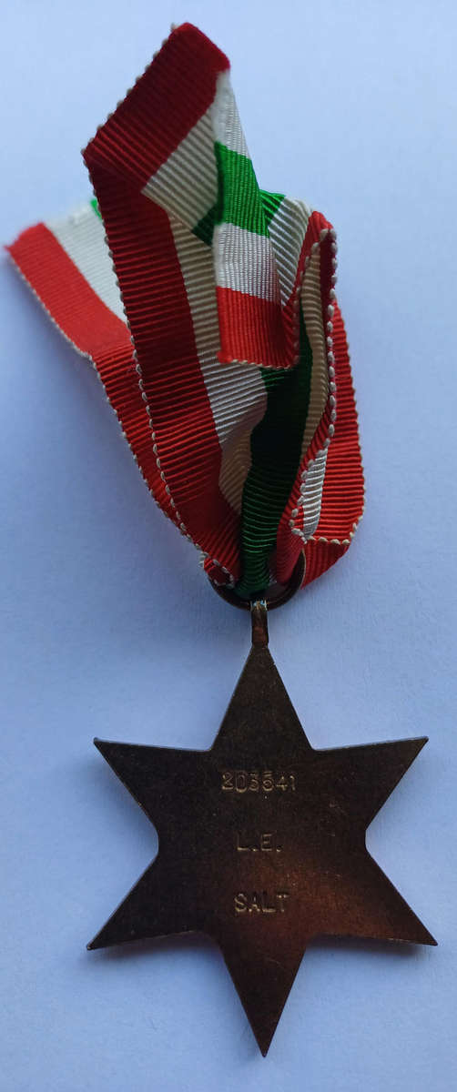 WW2 Italy Star Medal & Ribbon (Full Size)
