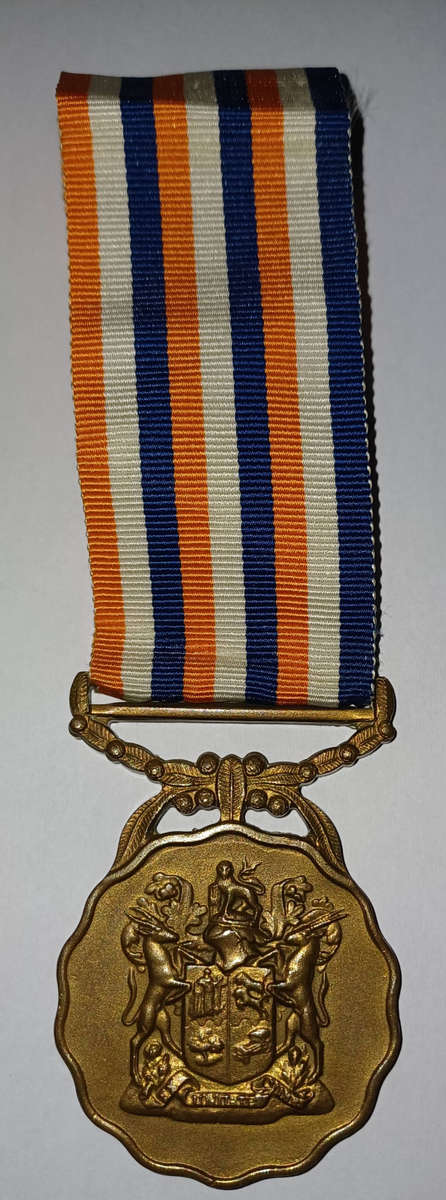 SADF - Good Service Medal & Union Permanent Force Ribbon (Full Size)