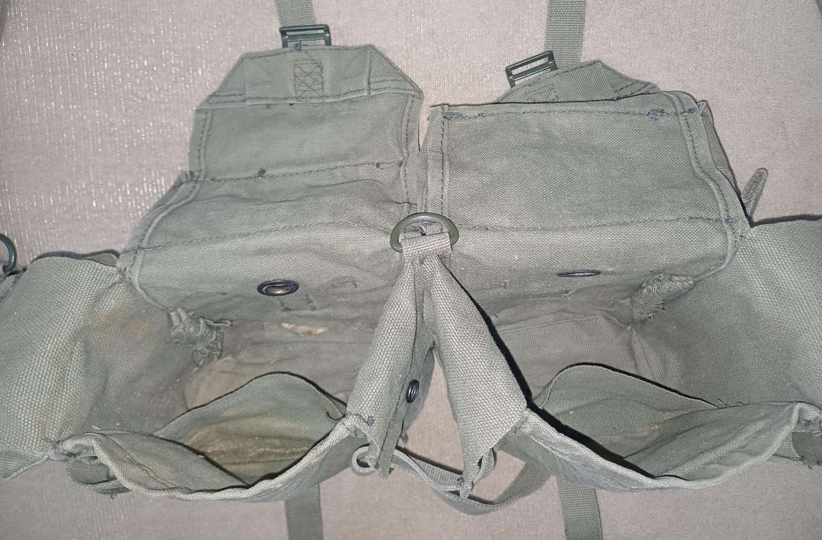 SADF Pattern 73 Kidney Belt & Yoke Webbing (Excellent Condition)!