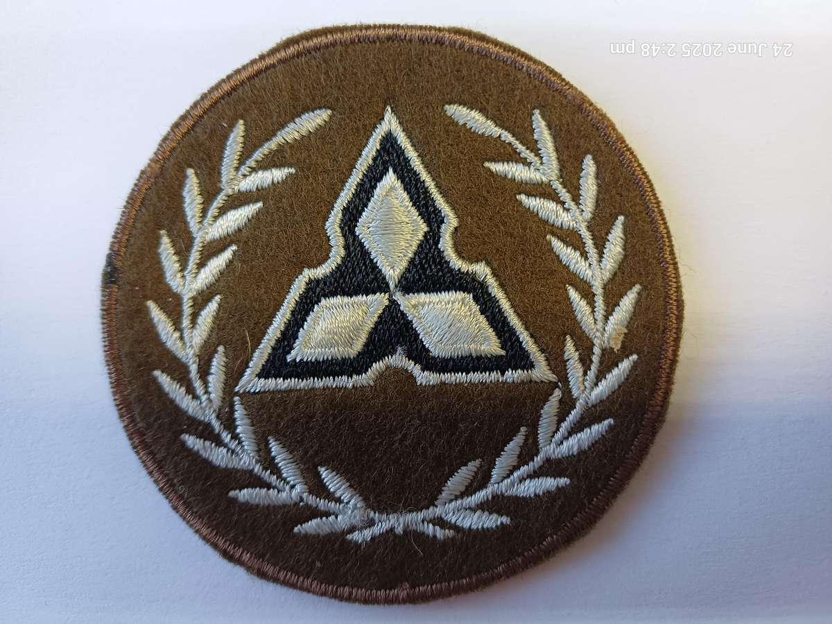 S.W.A. TERRITORIAL FORCE REG. SERGEANT/WARRANT OFFICER ARM BADGE - COTTON