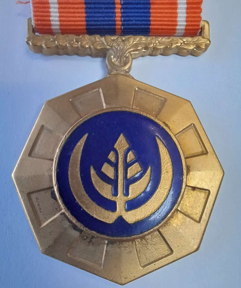 SADF_PRO PATRIA MEDAL (FULL SIZE) - ORIGINAL BOX & "DOG TAGS"