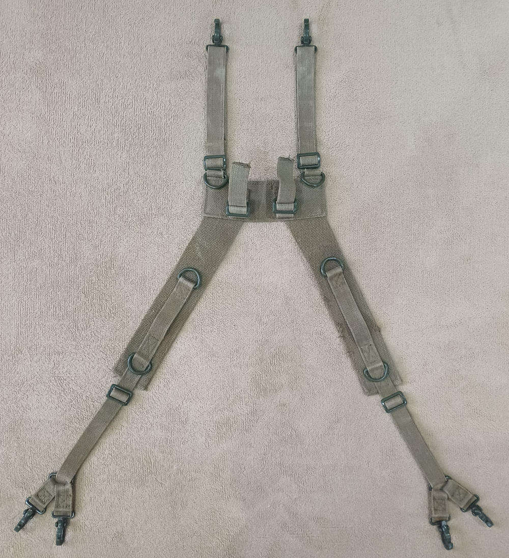 SADF Pattern 73 Kidney Belt & Yoke Webbing (Excellent Condition)!