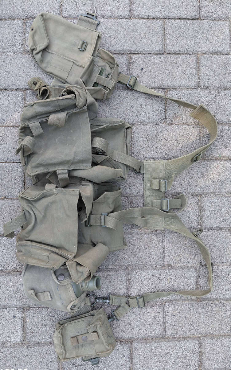 SADF Webbing & Ammo Pouches & Water Bottle