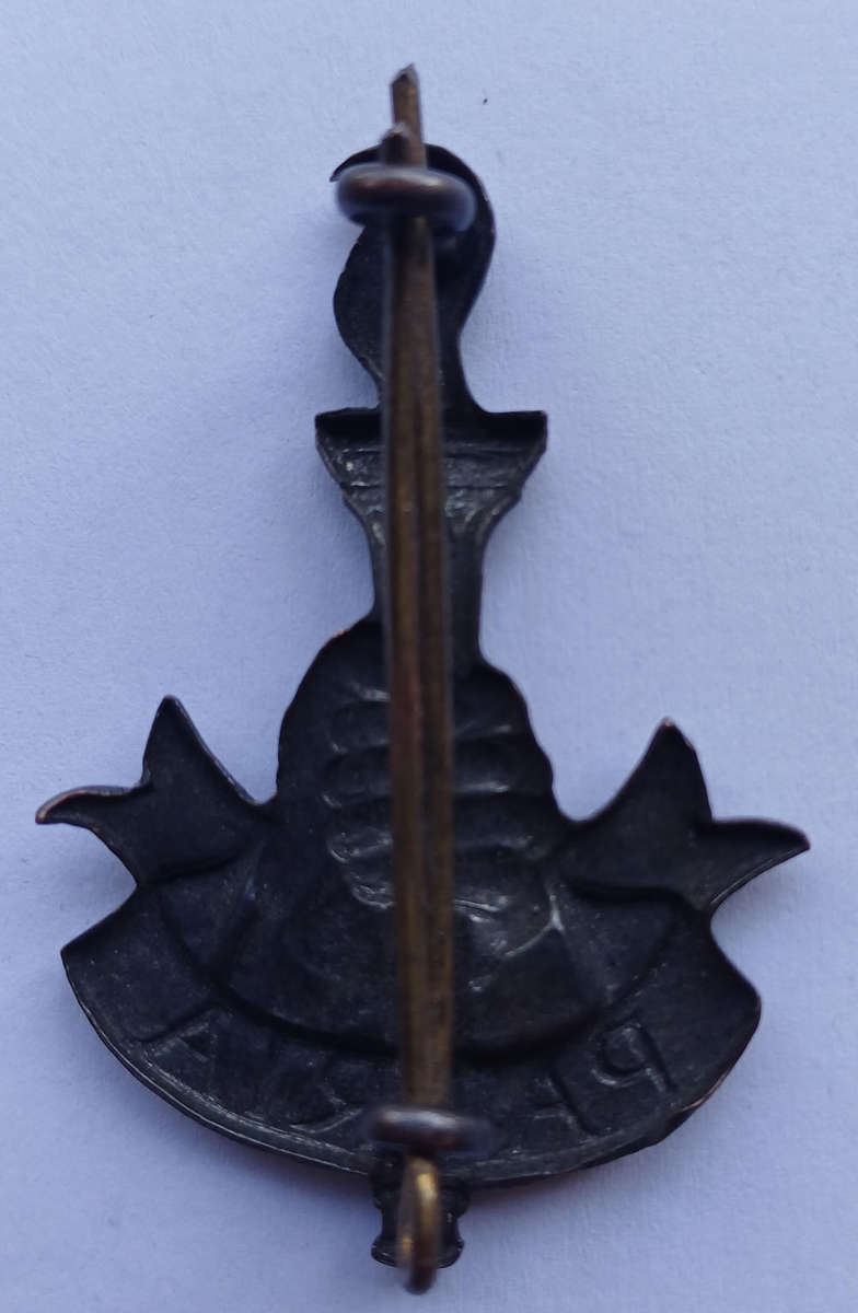 WW2 SA Youth Brigade Cap Badge (With Lugs & Pin)