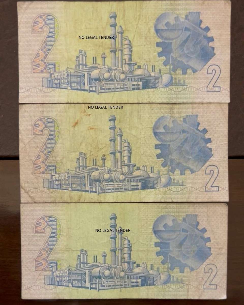 Two Rand NOTE SET OF THREE