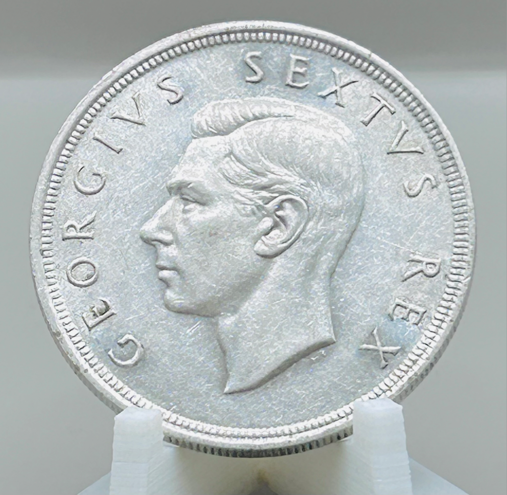  1951, 5 SHILLING SILVER COIN LOWER MINTAGE