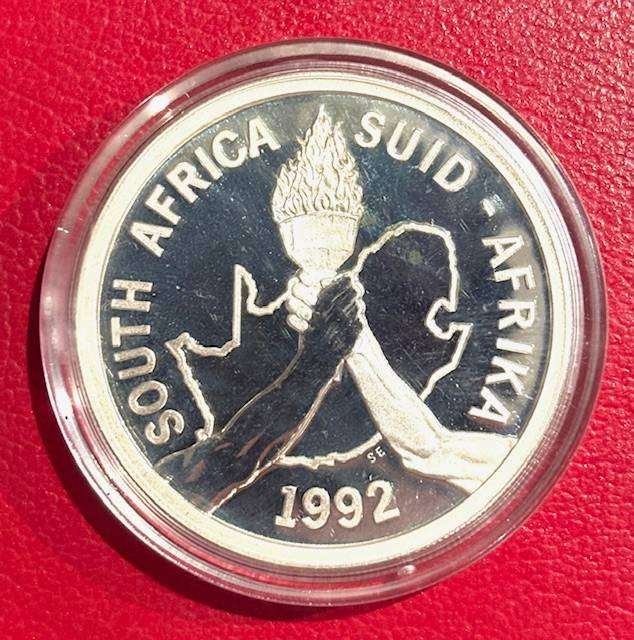 South Africa R2 - XXV summer Olympic Games - Barcelona 1992 Proof in Mint box