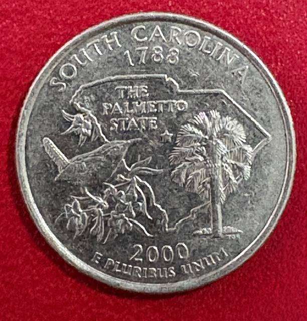 6 x USA States Quarters Collectable all different States.