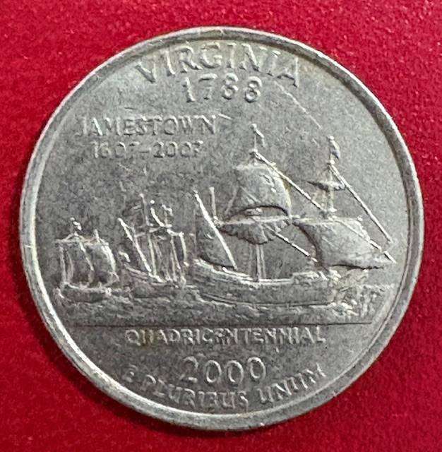 6 x USA States Quarters Collectable all different States.