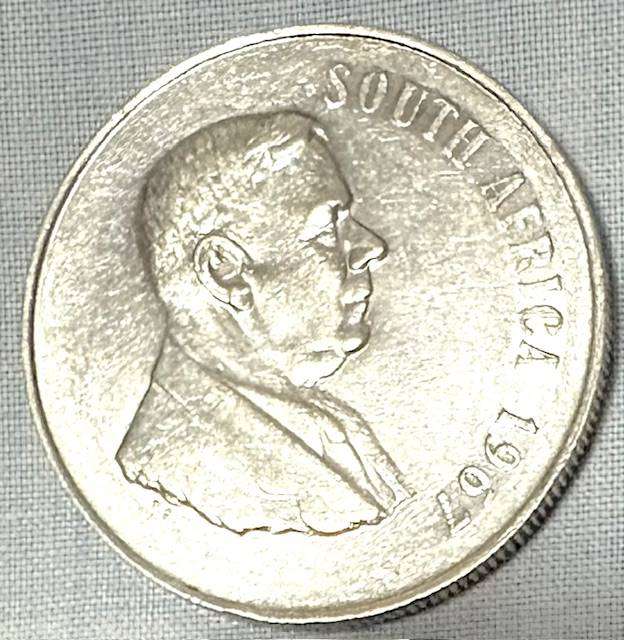 SA 1967 R1 Alternative Language - English Silver coin
