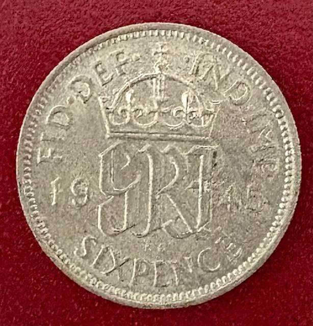 UK 1945 6 Pence UNC