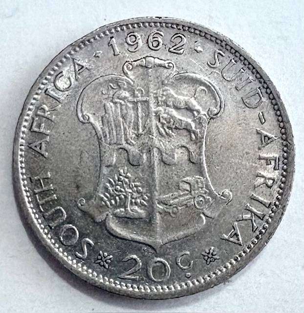 SA 1962 Twenty cent