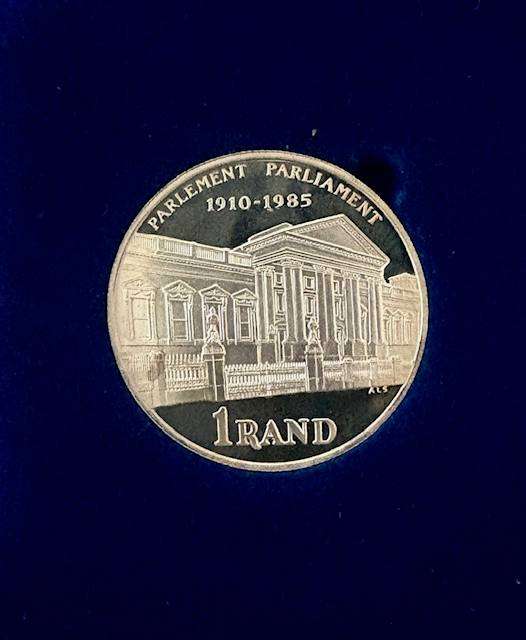 SA 1985 R1 - 75th Anniversary - Parliament Proof coin