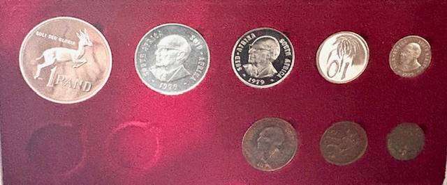 SA 1979 Proof Set in Red Mint box