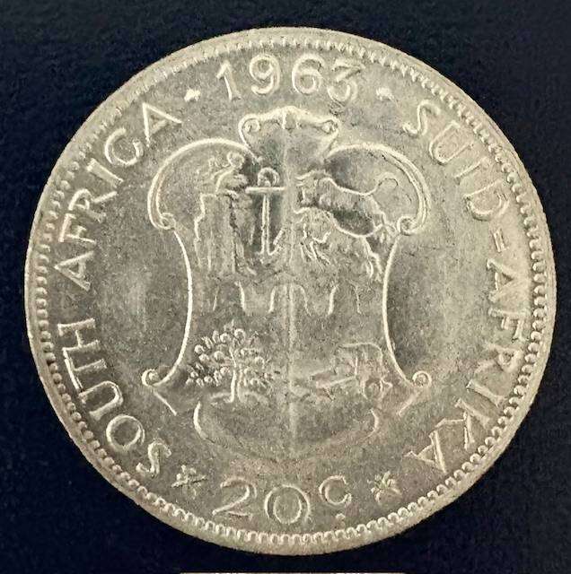 SA 1963 20 cent