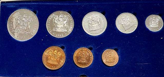 SA 1983 Proof Mint set in Blue box