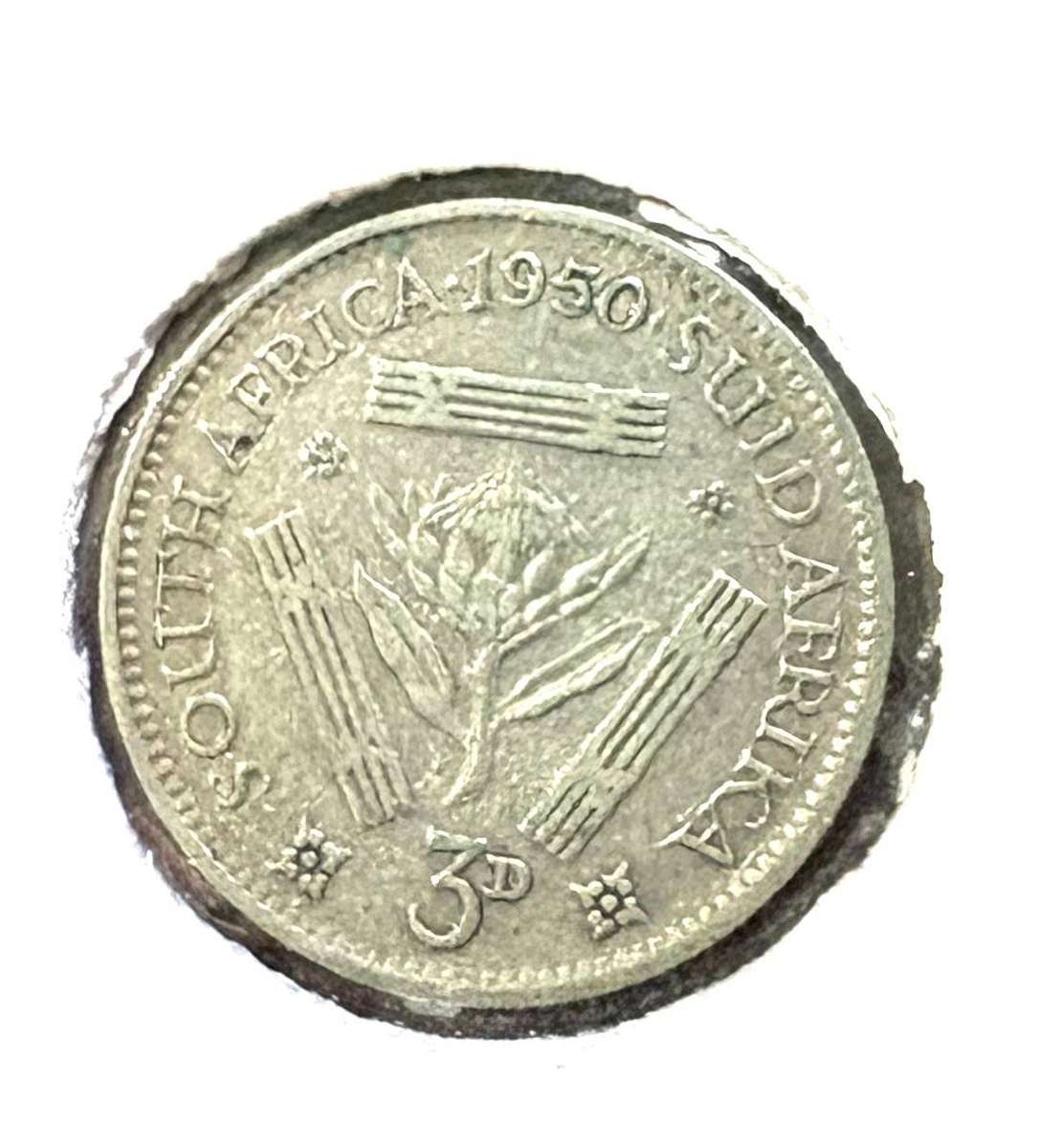 SA 1950 3 Pence