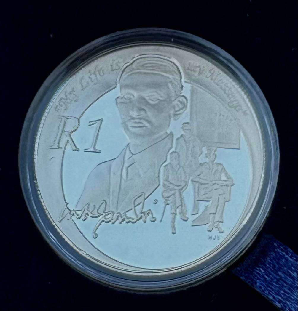  R1- Gandhi - 2008 PROOF ULTRA CAMEO MIRRORED IMAGE