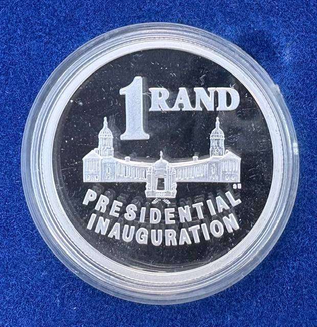 SA Silver R1 Proof - Presidential Inauguration - 1994