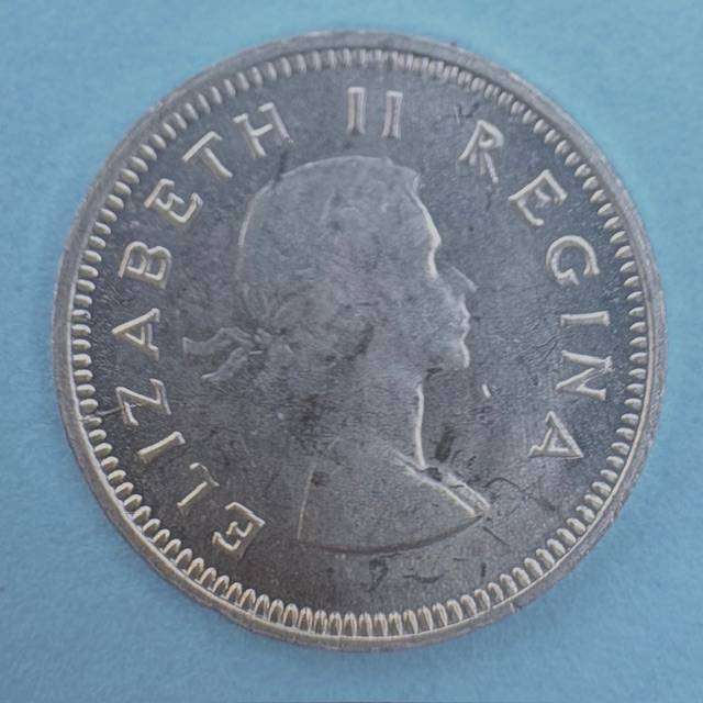 1954 Three Pence Full detail not cleaned perfect coin