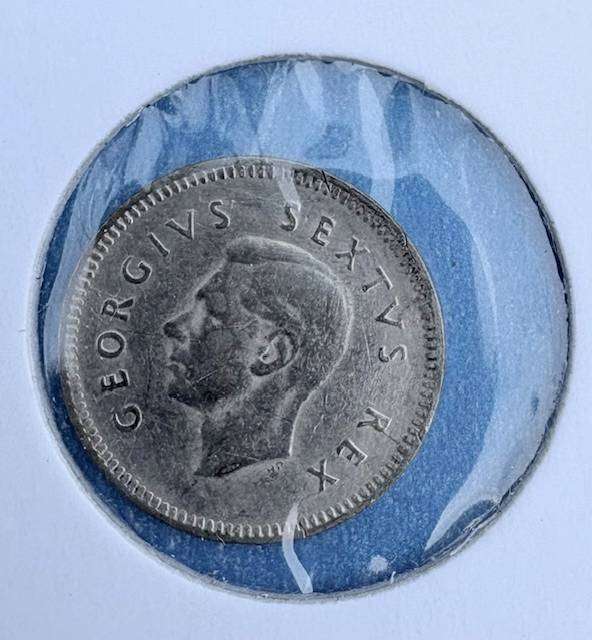 SA Threepence 1981  in a sleeve