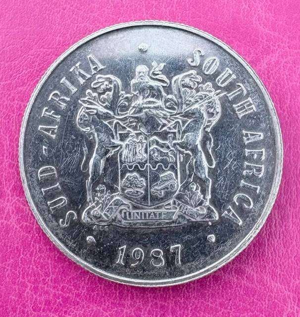 SA One Rand - 1987 Silver Coin