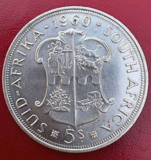 SA Five Shillings 1960