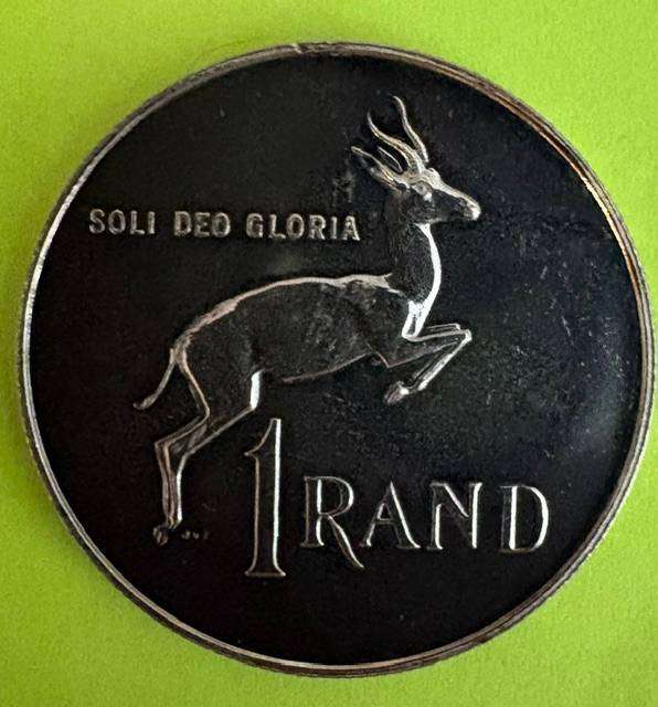 SA One Rand - Silver UNC Coin - 1989