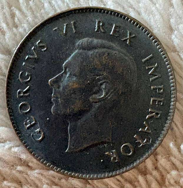 SA Union Black 1942 Quarter Penny - UNC