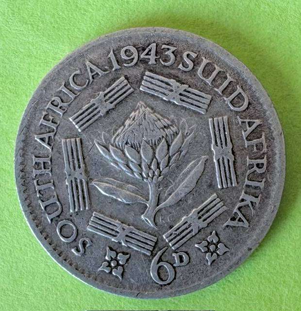 SA Sixpence - 1943