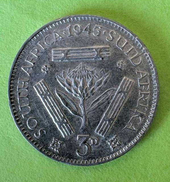 SA Threepence 1945