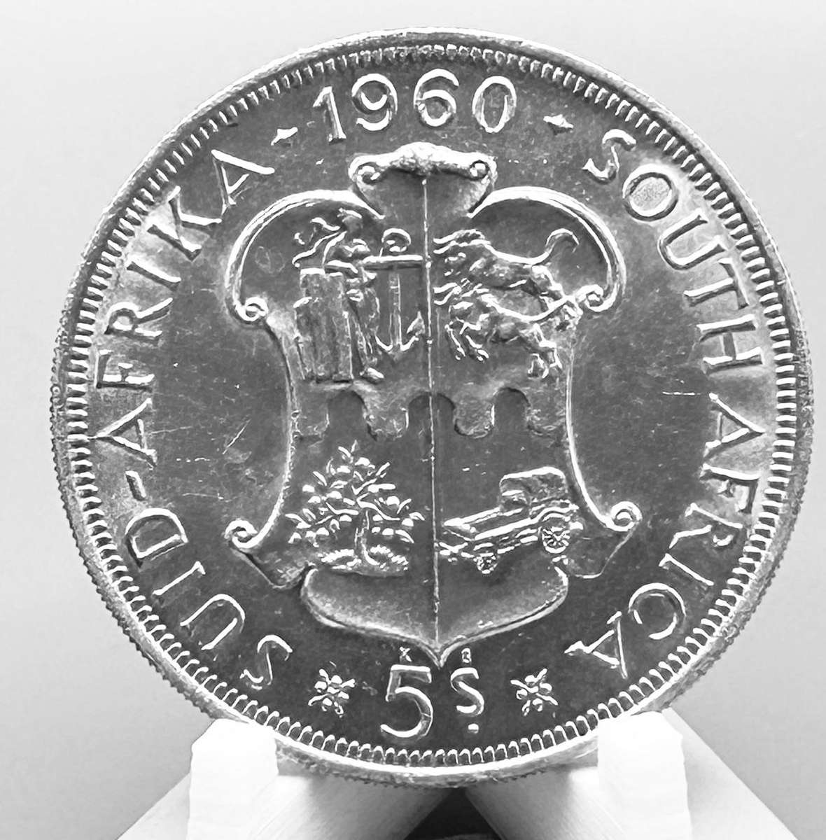  1960 UNION 5 SHILLINGS *UNC* TOP GRADE