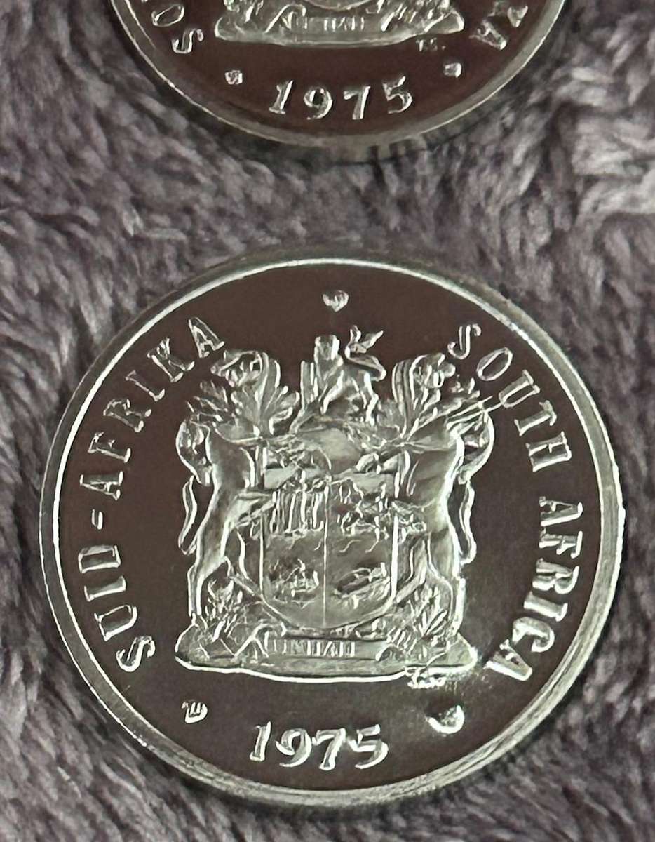 1975 Proof set of 5 cent and 10 cent  and 20 cent Package - Spotless coins