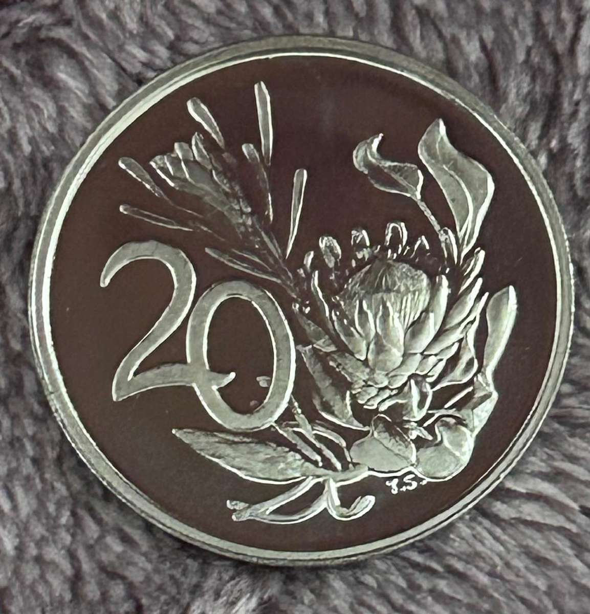 1975 Proof set of 5 cent and 10 cent  and 20 cent Package - Spotless coins