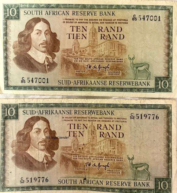 SA TW de Jongh R10 x 2